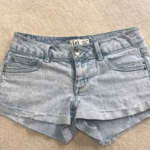 Lei Ashley Trouble Jean shorts size5